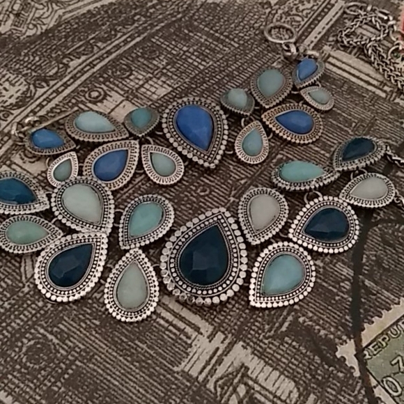 Lucky Brand 2 piece Set Necklace and Bracelet Bohemian Style - Picture 4 of 4